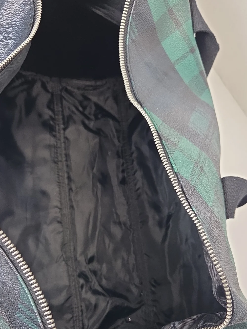 Fred Perry 'Black Watch Tartan' Barrel Duffel Bag with Shoulder Strap